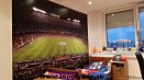 Vinylová tapeta v detkskej izbe na stene - Nou Camp FC Barcelona