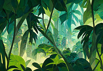Fototapeta Tropická džungľa 2055