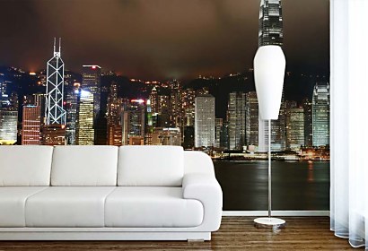 fototapety mesta hong kong skyline