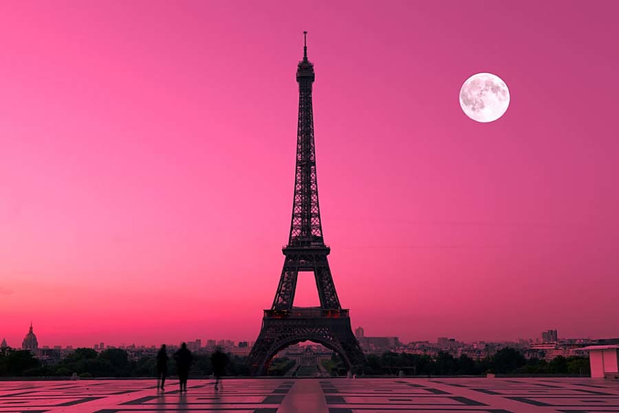 Fototapeta Eiffel tower at night 18588