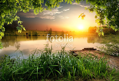 Fototapeta Sunset reflection 152031760