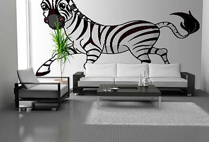 Fototapeta Zebra kreslená 5235